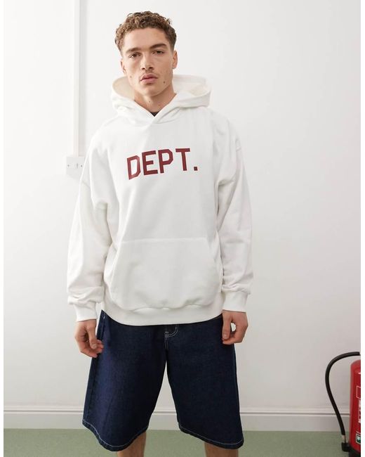 Sudadera Con Capucha Dept De -Blanco Collusion de hombre de color White