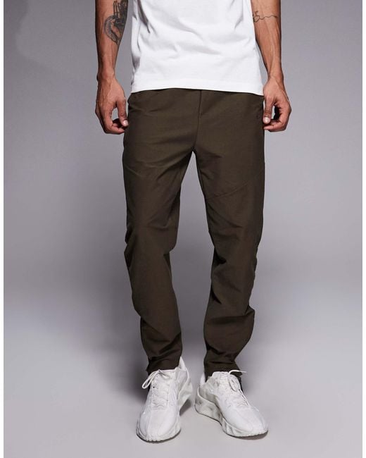 Nike Gray Solo Swoosh Cuffed Sweatpants for men