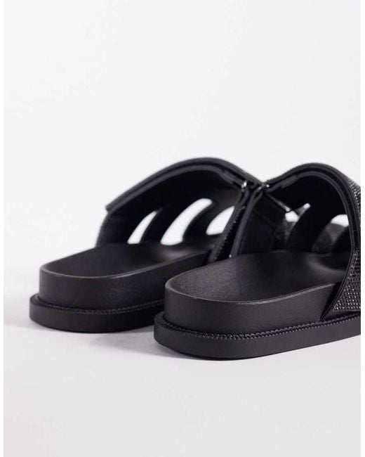 SEQWL Multicolor Embellished Kidman Sandals With Straps