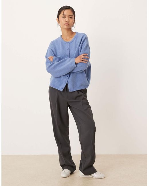 ASOS Blue Lightweight Relaxed Cardigan