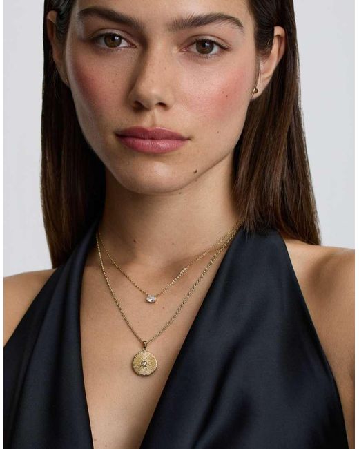 D.Louise Natural Waterproof Heart Talisman Necklace With Stones – Tarnish-Free