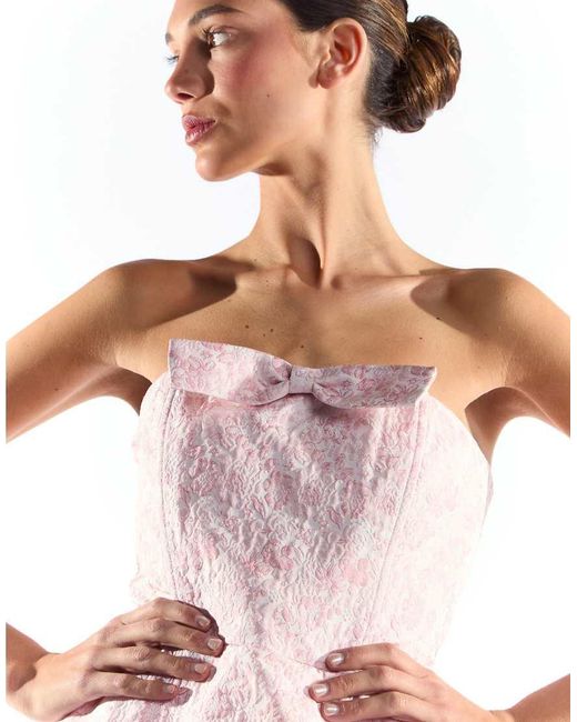Collective The Label White Bandeau Mini Dress