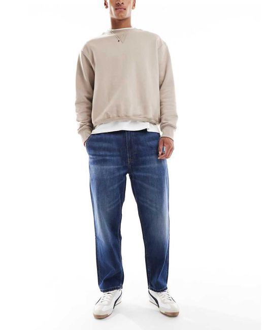 Calvin Klein Blue 90's Tapered Jeans for men