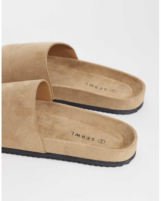 SEQWL Natural Marina Sliders for men