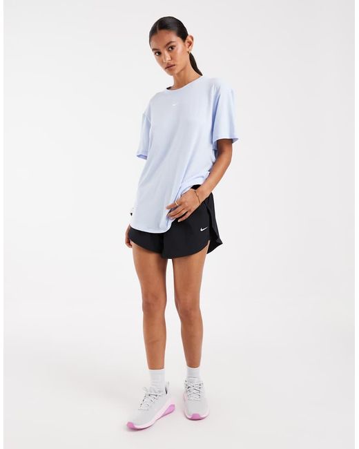 Nike White One Dri-fit Relaxed Short Sleeve Top