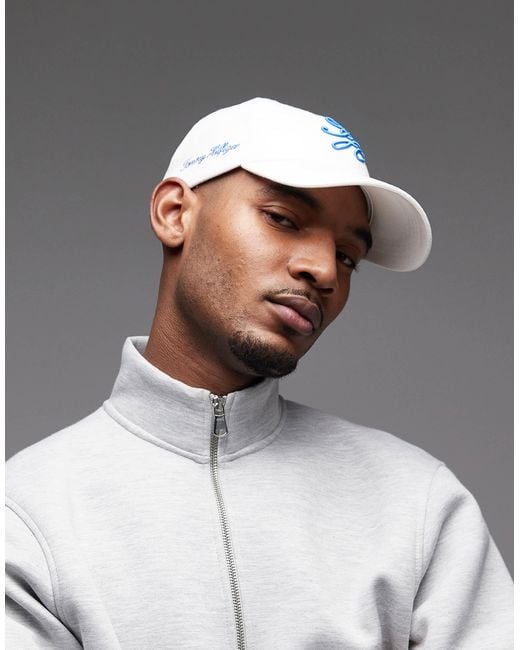 Tommy Hilfiger Brown Script Logo Cap for men
