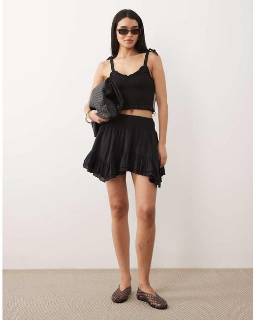 Iisla & Bird Natural Rara Mini Skirt
