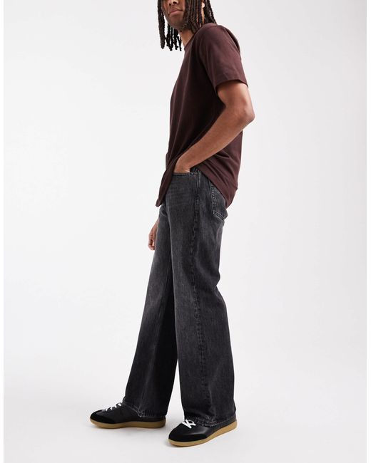 Jack & Jones Black Toby Flared Jeans for men