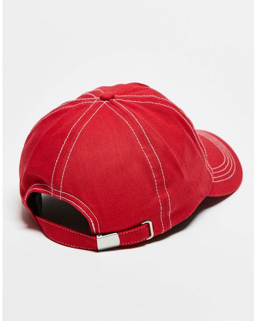 Reclaimed (vintage) Red Unisex Logo Cap