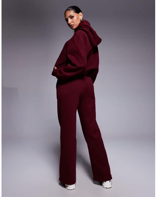 SIMMI Purple Colby Varsity Flared Joggers