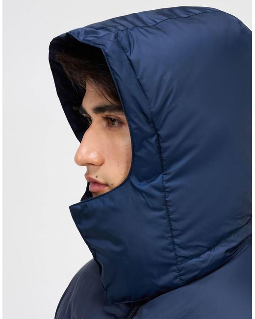 Ellesse Blue Dappiani Long Sleeve Padded Jacket for men