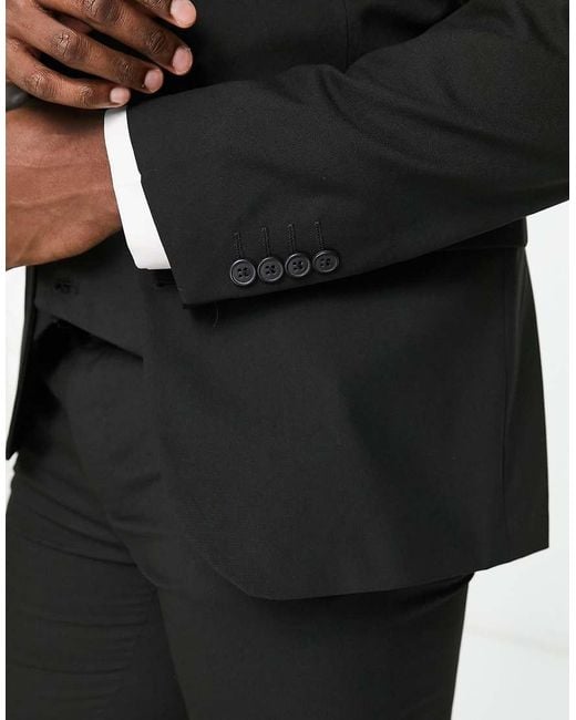 ASOS Black Skinny Suit Jacket for men