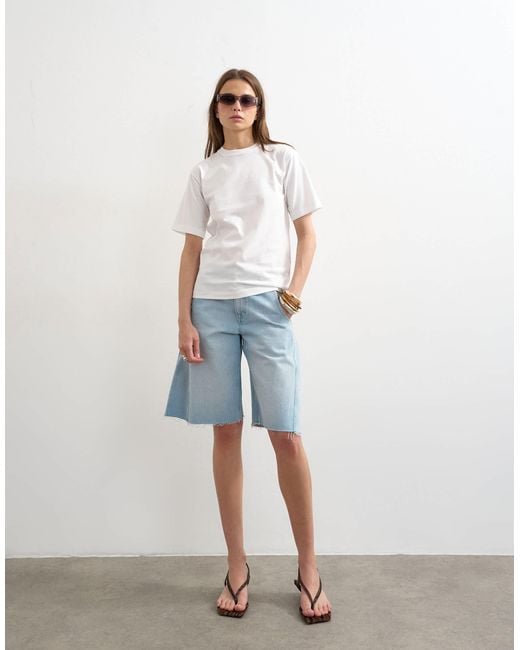 TOPSHOP White Relaxed Tee