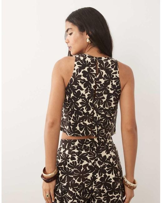 Mango Natural Jamie Sleeveless Top Co-ord