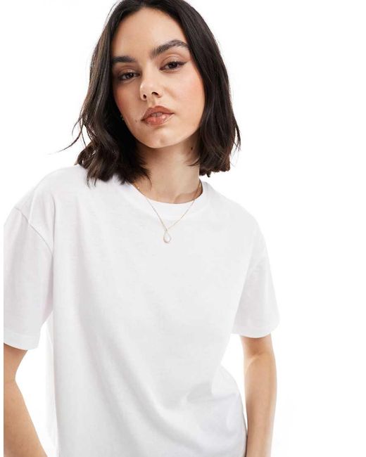 New Look White Boxy T-shirt