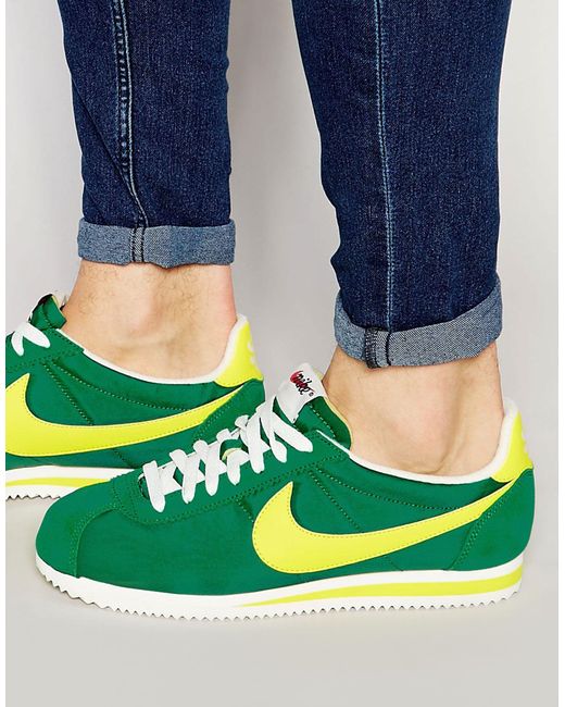 Classic cortez aw 844855-370 - scarpe da ginnastica da Uomo di Nike in Blu  | Lyst