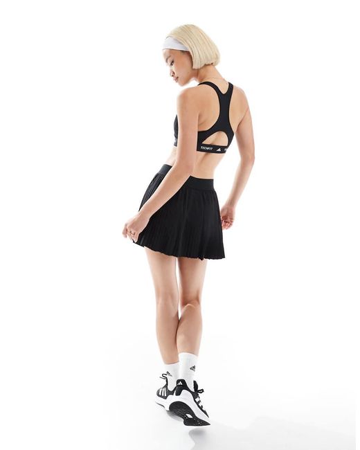 Adidas Originals White Adidas Tennis Club Pleated Skirt