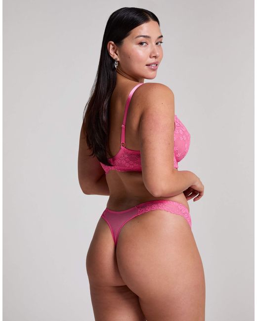 Daisy - string Hunkemöller en coloris Pink