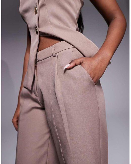 Kaiia Multicolor Exclusive Tailored Seam Detail Wide Leg Pants