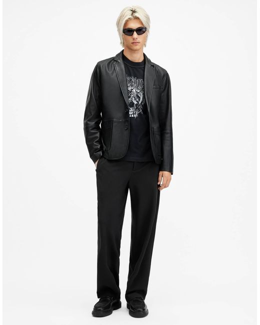 AllSaints – halla – hose in Black für Herren