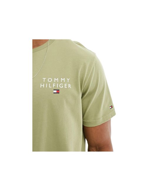 Tommy Hilfiger Green Original Lounge T Shirt for men