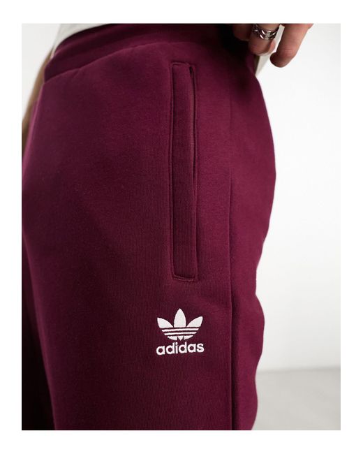 Essentials - joggers con logo di Adidas Originals in Purple da Uomo