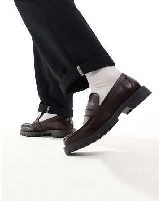 Schuh Black Ravi Loafers for men