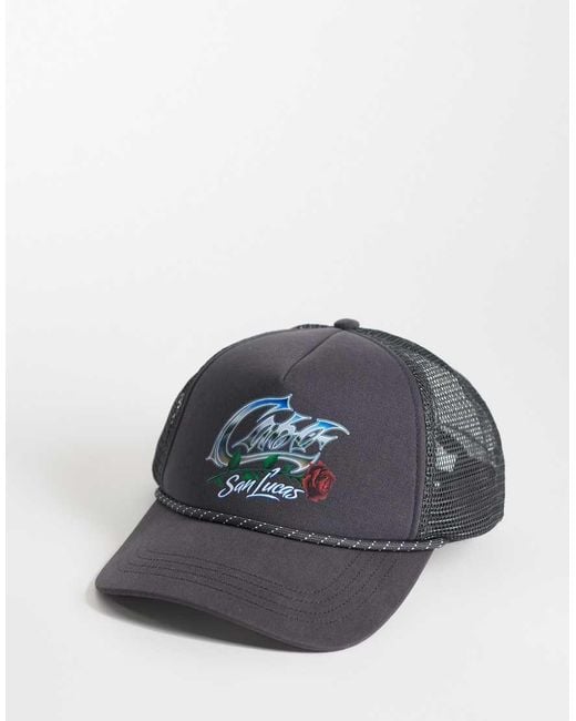 Hollister Blue Trucker Hat for men