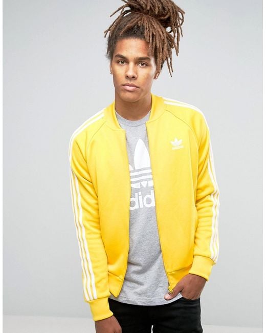 Adidas Originals Trefoil Superstar Track Jacket Ay7060 - Yellow for men