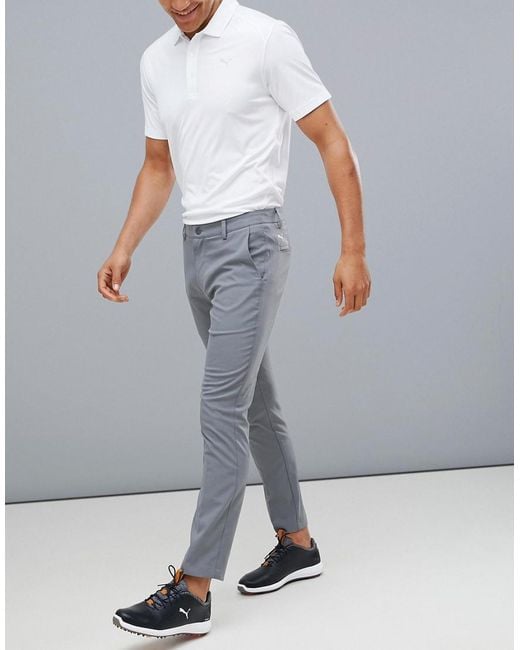 PUMA Golf Tailored Tech Pants In Gray for men
