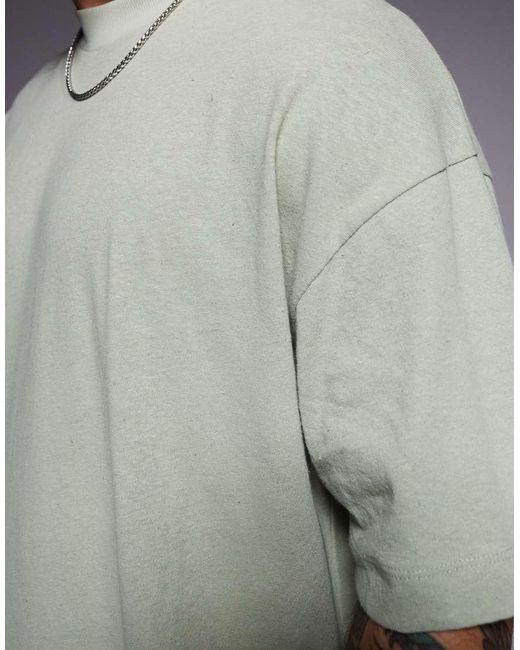 ASOS Gray Oversized T-shirt for men