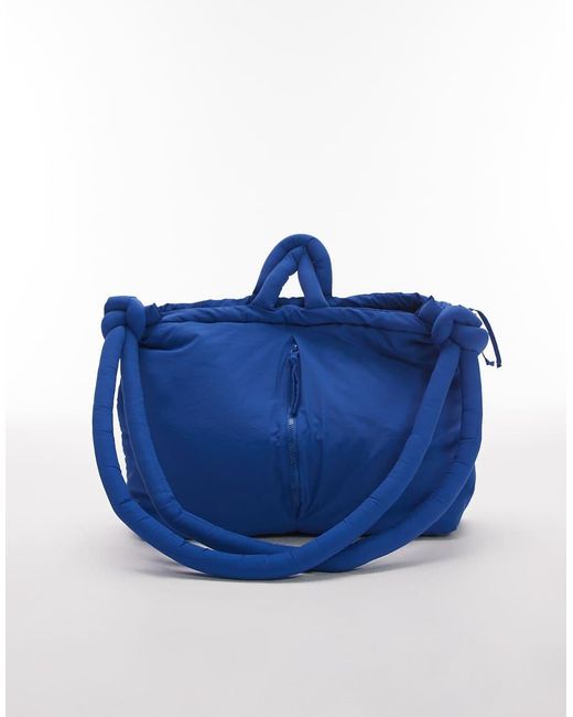 ölend Blue Ona Large Soft Nylon Multiwear Crossbody Bag