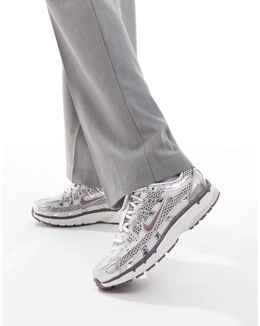 Nike Gray P-6000 Unisex Trainers