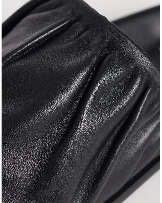 Bronx Black Yla-na Flat Mules