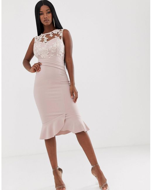 lipsy self tie wrap bodycon dress