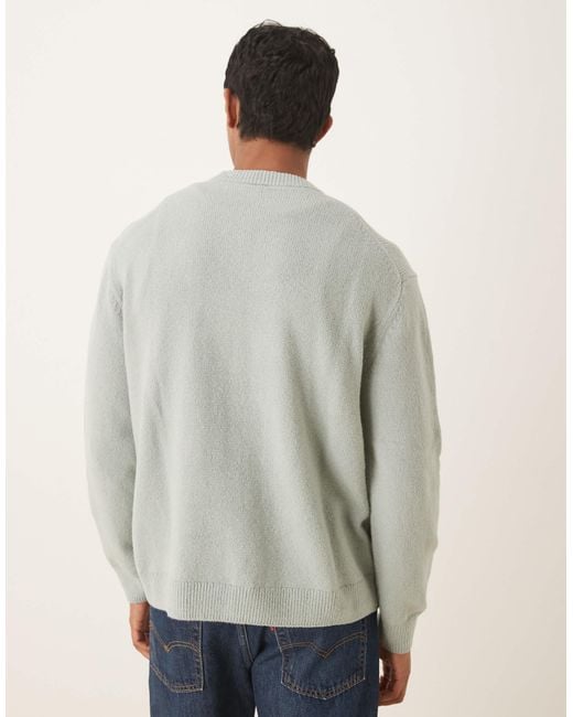 ARKET Gray Supersoft Crew Neck Knitted Jumper for men