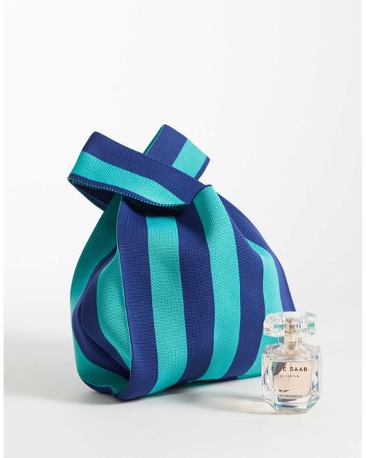 ASOS Blue Loop Through Clutch Bag