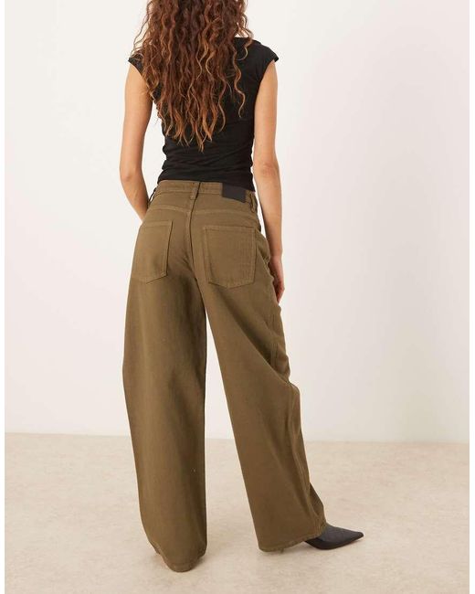 Mango Natural Lucky 100% Cotton baggy Jean