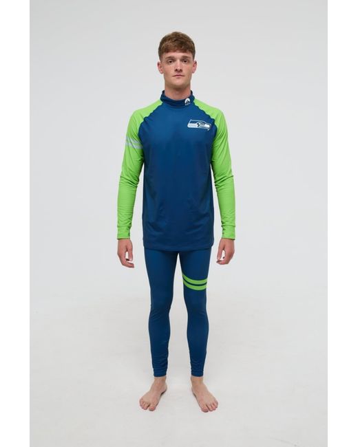 OOSC – seattle seahawks – x nfl – buntes baselayer-oberteil für herren in Blue für Herren