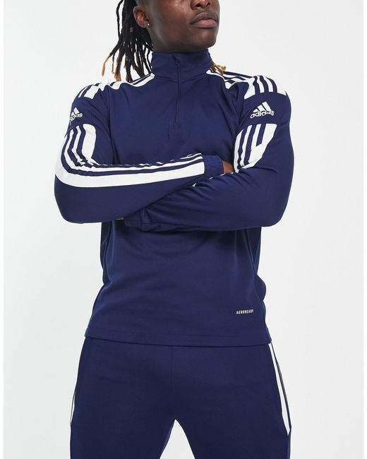 Sudadera con media cremallera squadra 21 Adidas Originals de hombre de color Blue