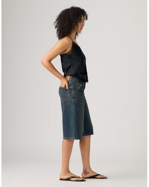 Levi's Blue Super Baggy Jort