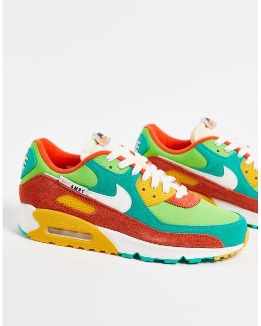 Nike Rubber Air Max 90 Se Sneakers in Green for Men | Lyst Canada