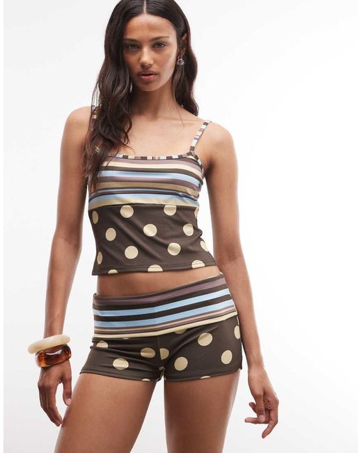 Reclaimed Vintage White Micro Short Co-Ord