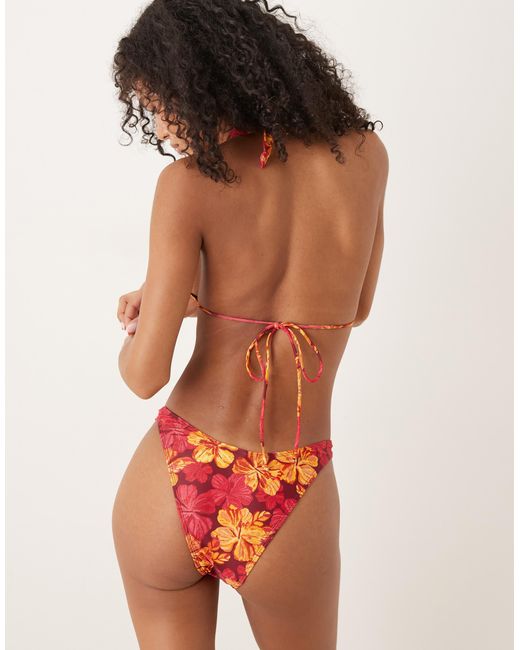 Farida - bas Motel en coloris Orange
