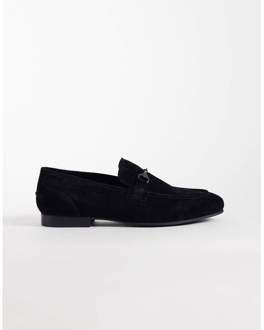ASOS Blue Slim Loafer With Snaffle for men