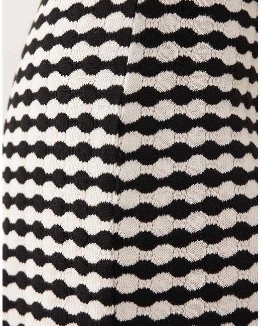 ASOS Natural Crochet Jersey Short Co-ord