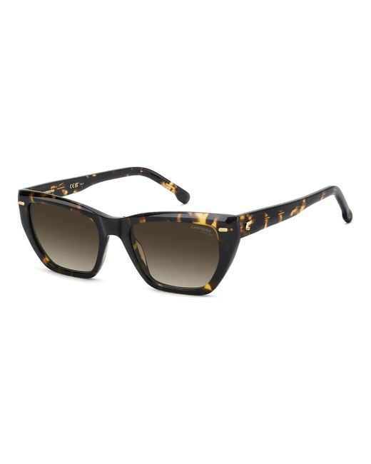 Carrera Brown Rectangular Sunglasses With Lenses