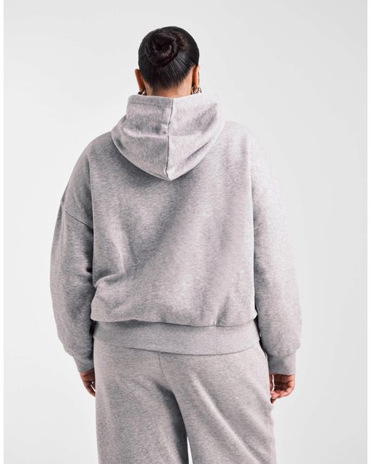 ASOS Gray Asos Design Curve Oversized Brushback Hoodie