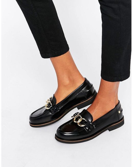 Tommy Hilfiger Daisy Chain Loafers in Black | Lyst Australia