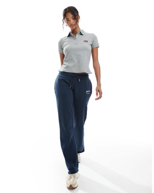 Superdry Blue – athletic essentials – polohemd